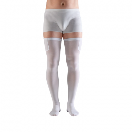 Компрессионные чулки госпитальные на широкое бедро | 1 кл. ком | VENOTEKS Hospital THROMBO18 1A212