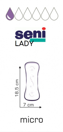 Урологические прокладки | Seni Lady Micro | 20 шт.