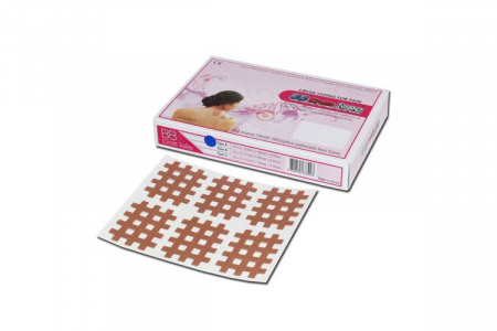 Кросс тейп | BB Cross Tape | 2,8 x 3,6 см (Бежевый)