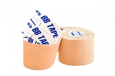 Кинезио тейп | BBTape LITE | 5 см х 5 м (Бежевый)