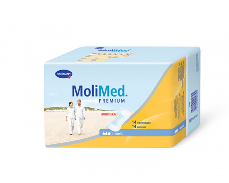 Урологические прокладки для женщин | MoliMed Premium Midi | 14шт