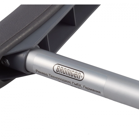 Костыли подмышечные взрослые серые BRONIGEN BPC, р-р S (рост 137-157 см)