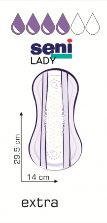 Урологические прокладки | Seni Lady Extra | 15 шт