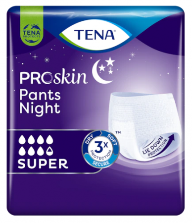 Подгузники-трусы ночные | TENA Pants Night Super | 10 шт.
