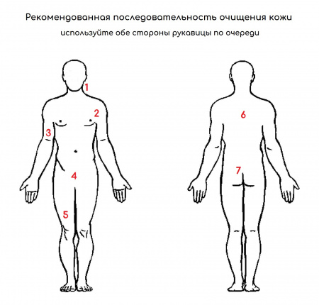 Влажные моющие рукавички | MoliCare Skin 995083 | 8 шт